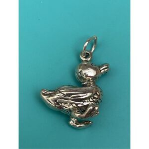 Duck Sterling Silver Jewelry Charm #waterfowl